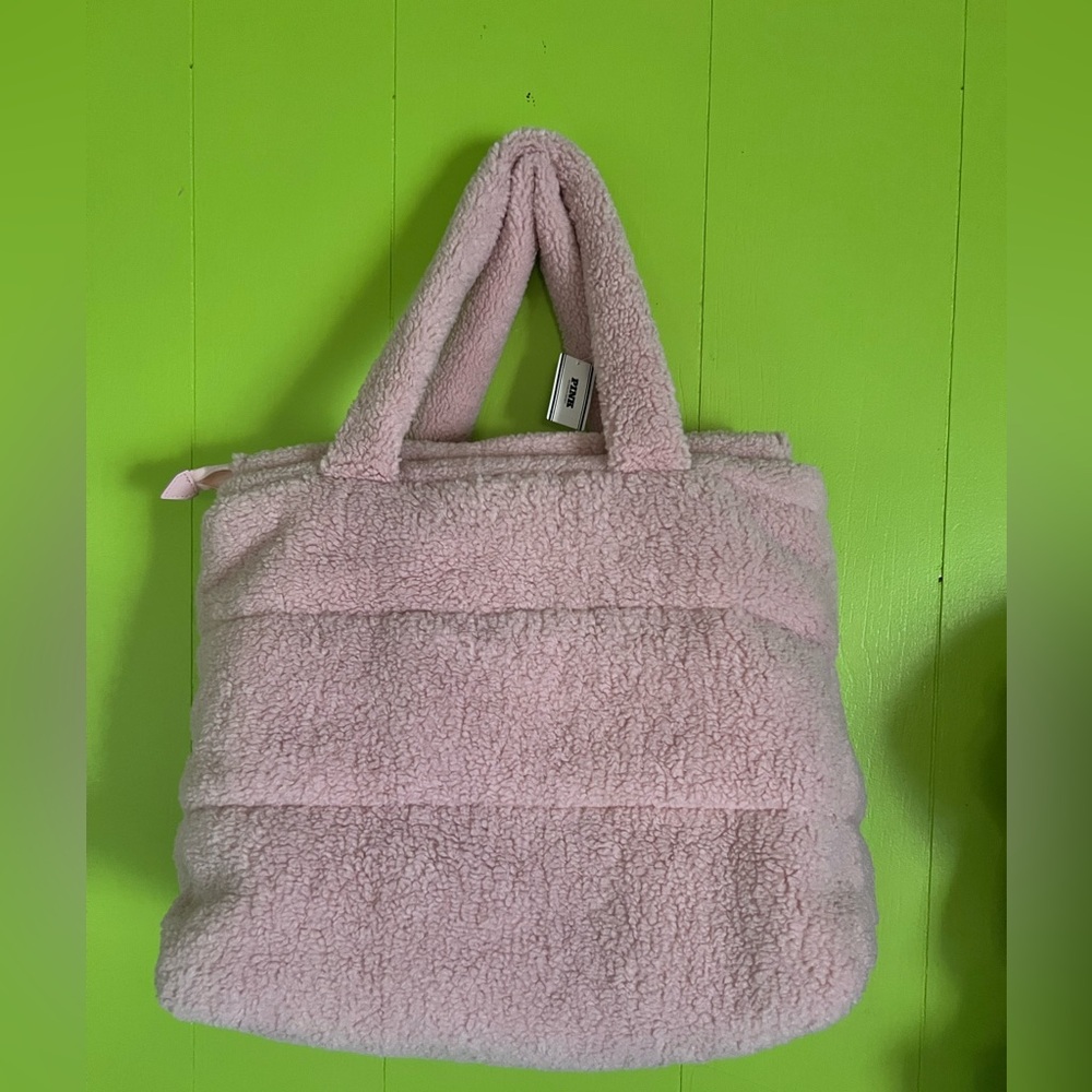 Victoria Secret Pink Cozy Plush Tote - Picture 3 of 5